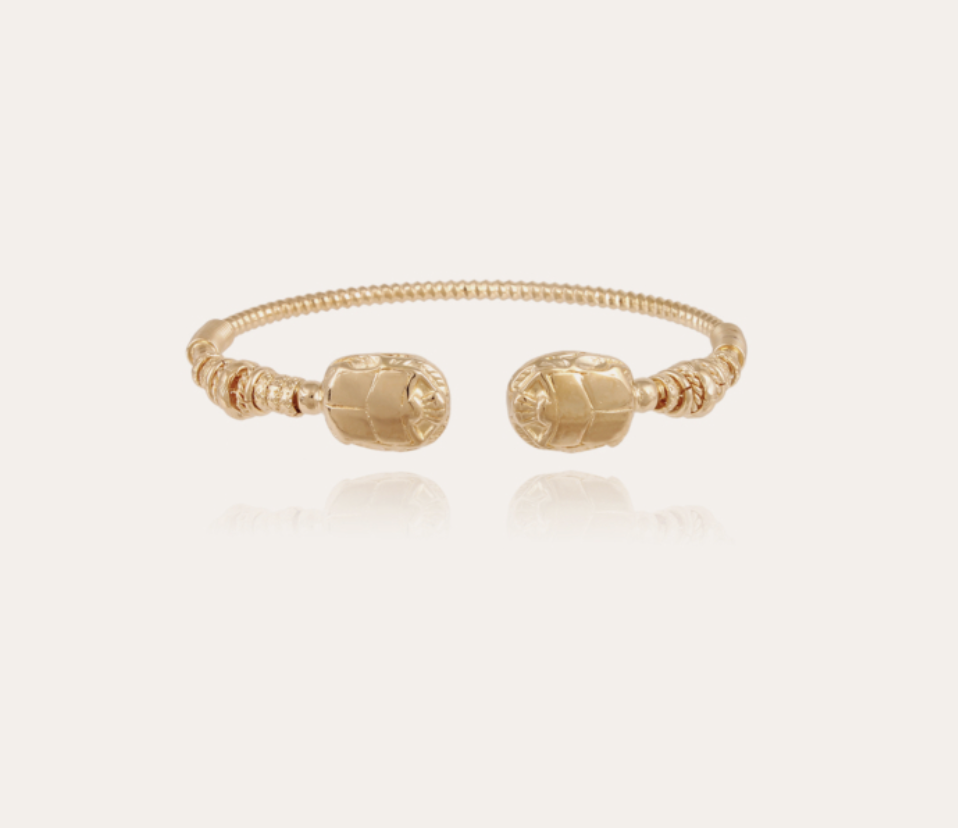 Gas Bijoux Strada Scaramouche bracelet shops large size gold