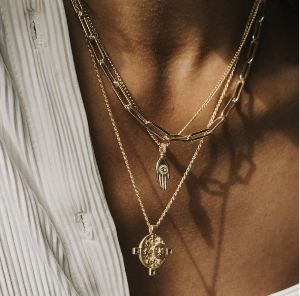 Mod + Jo Maia Gold Charm Necklace