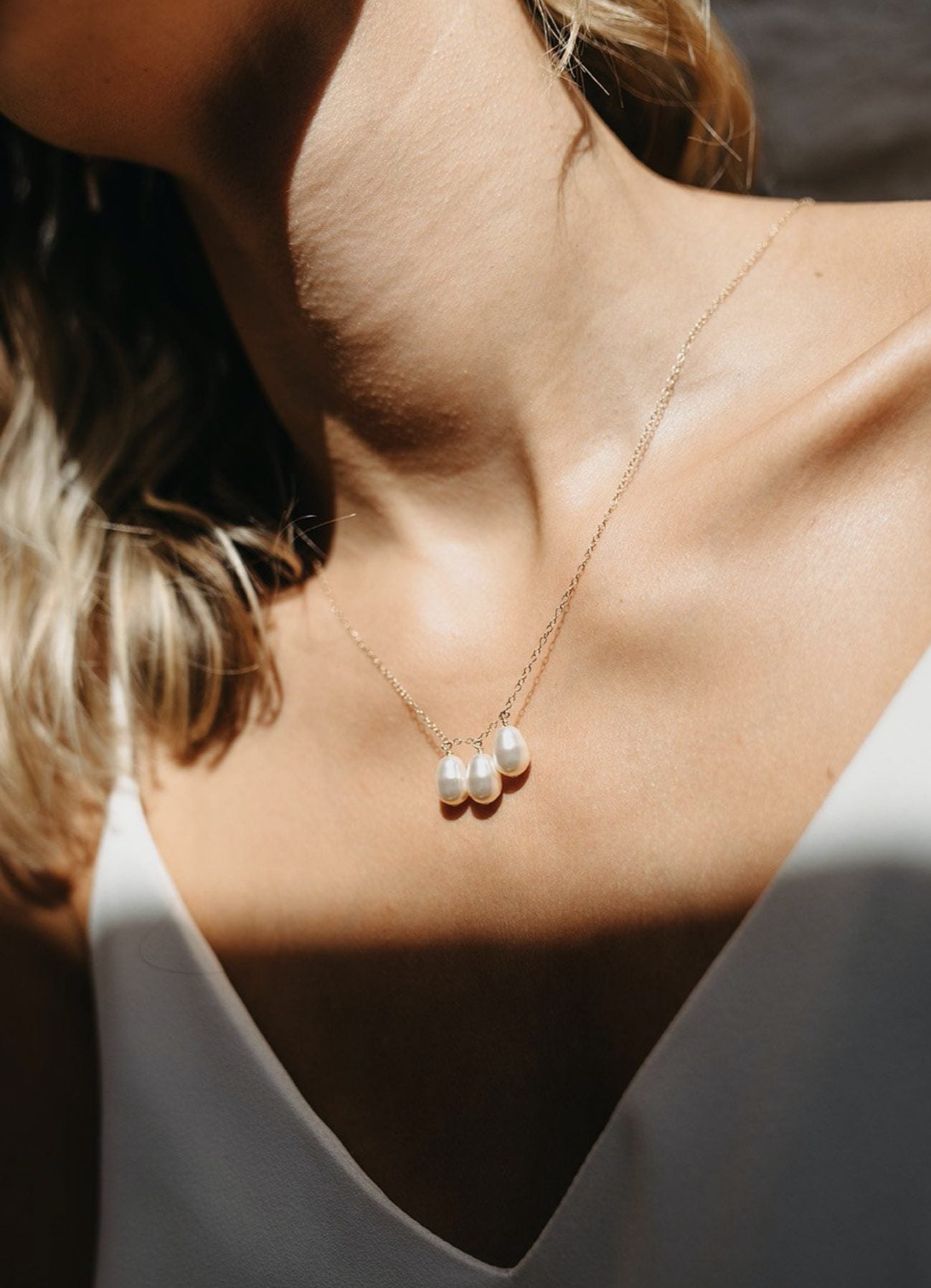 Pearl Back Necklace from Love Story Bride