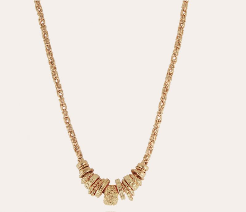 Marquise Gold Necklace by Gas Bijoux