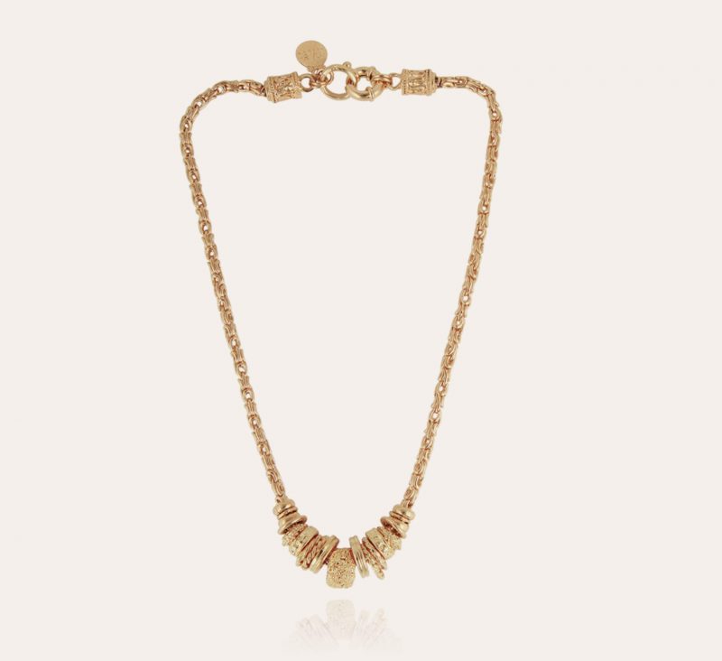 Marquise Gold Necklace by Gas Bijoux