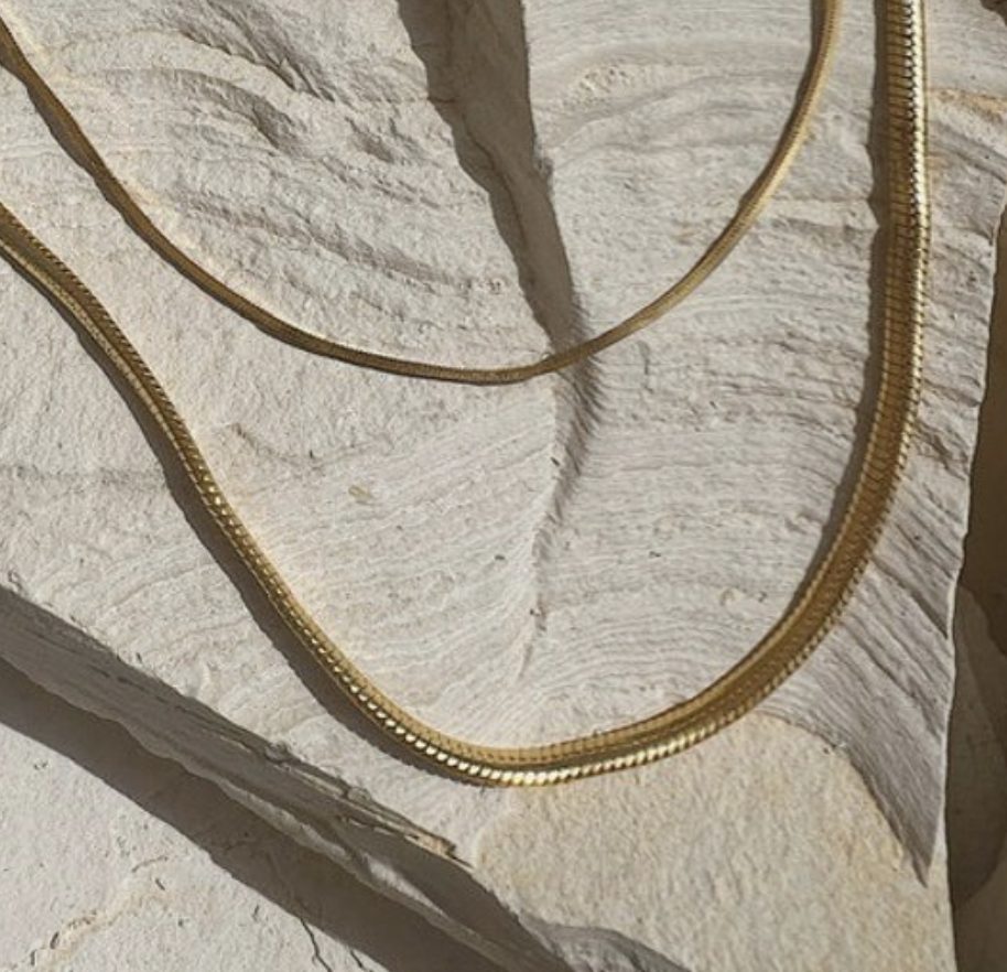 Chunky Snake Chain Necklace by Shyla Jewellery