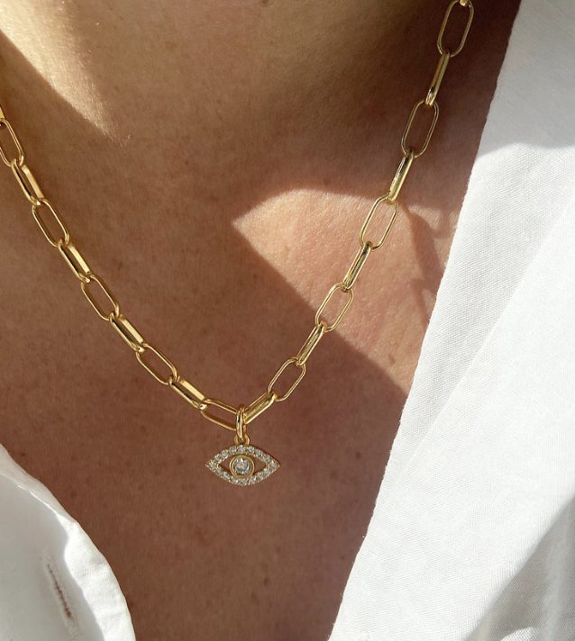 The Gold Eye Necklace