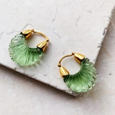 emerald-green-hoop-earrings