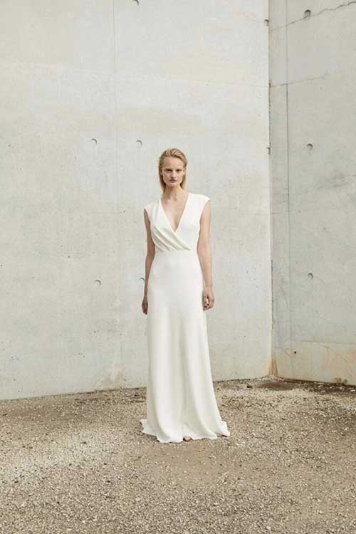 Maria Fekih SOS Simple Wedding Dress