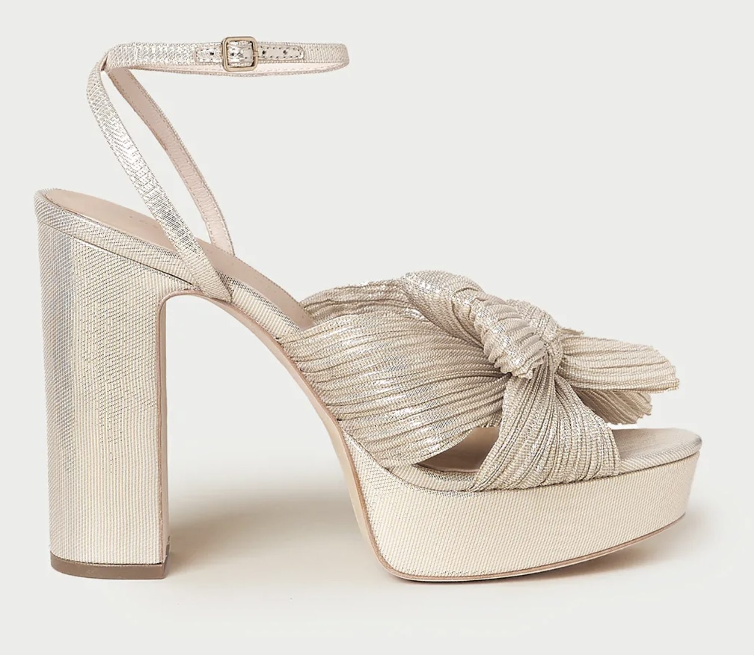 Platinum Natalia Shoes by Loeffler Randall - T H E W H I T E & G O L D